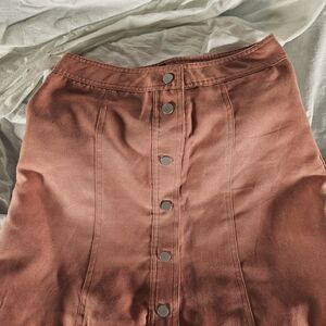 H&M Coral Pencil Skirt Casual Resort Wear